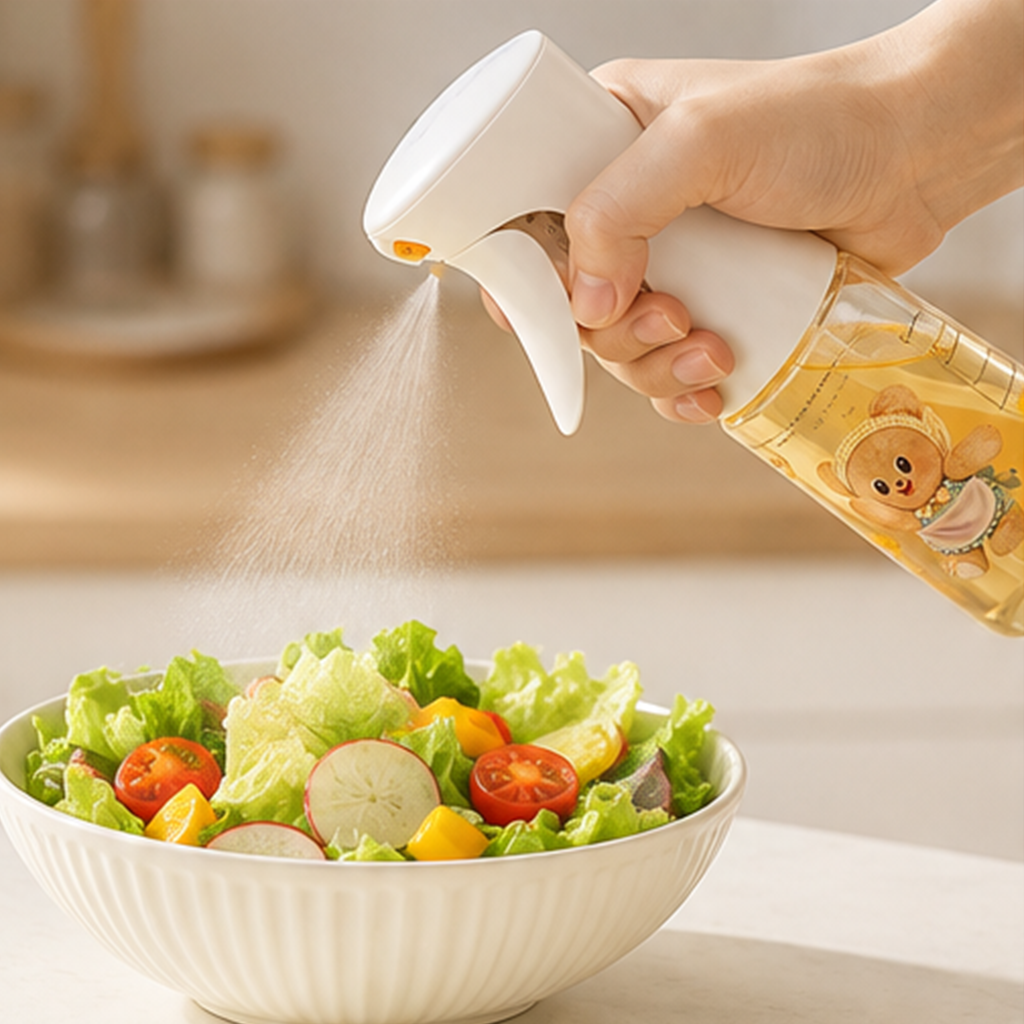 Butterbear 200ml オイルスプレーボトル ミルクホワイト