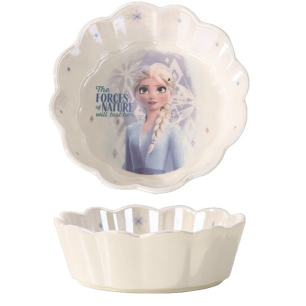 ディズニー アナと雪の女王 エルサ セラミック食器3点セット 一人用