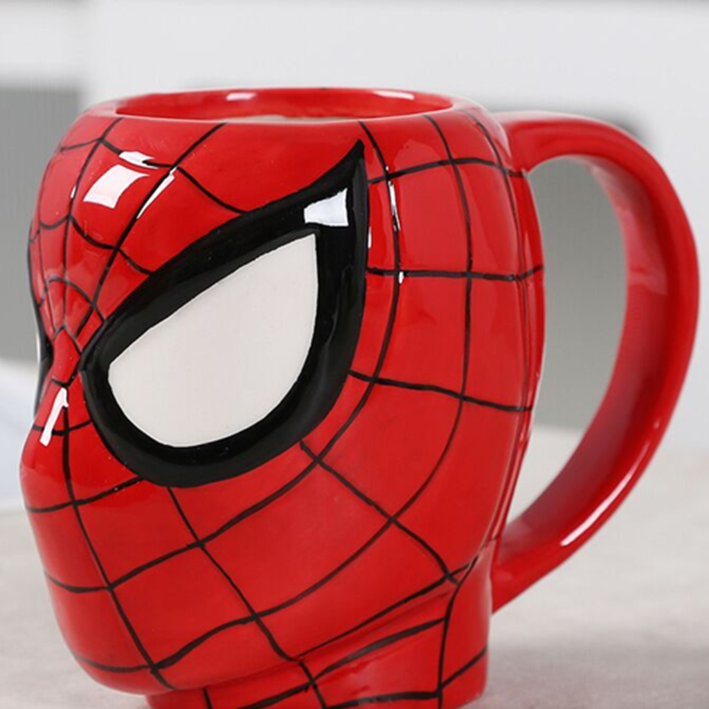 マーベル スパイダーマン 立体セラミックマグ レッド