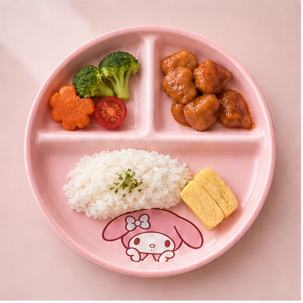 マイメロディ フェイス型セラミックプレート 26.3cm