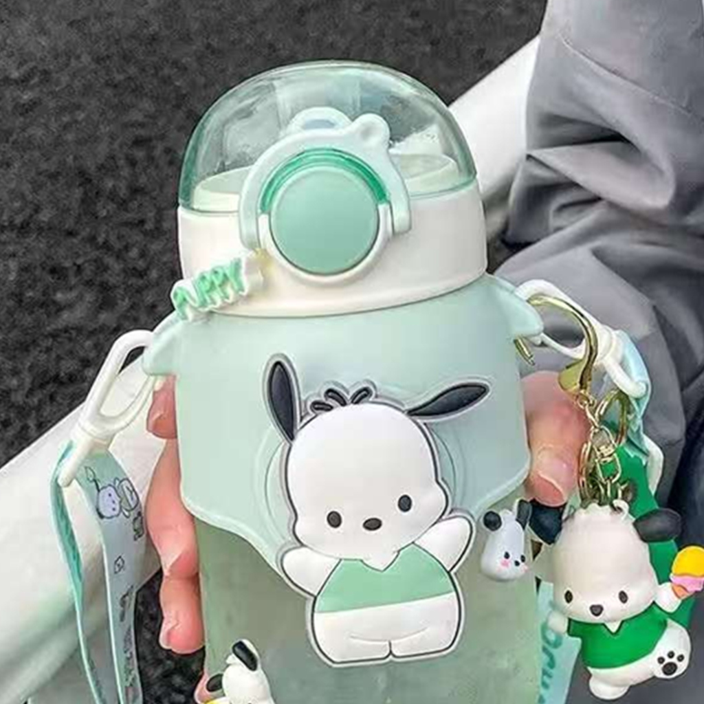ポチャッコ ストロー付きTritanボトル 690ml ミント