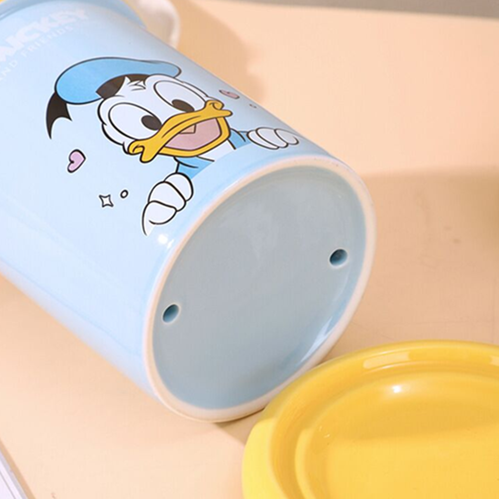 ディズニー ドナルドダック セラミックカトラリースタンド ブルー