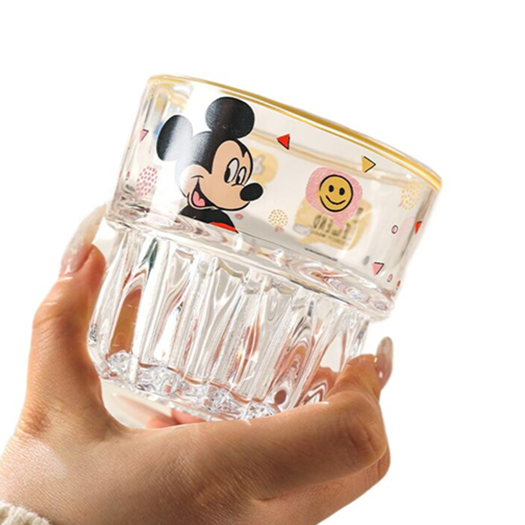 ディズニー ミッキーマウス リブガラスタンブラー クリア