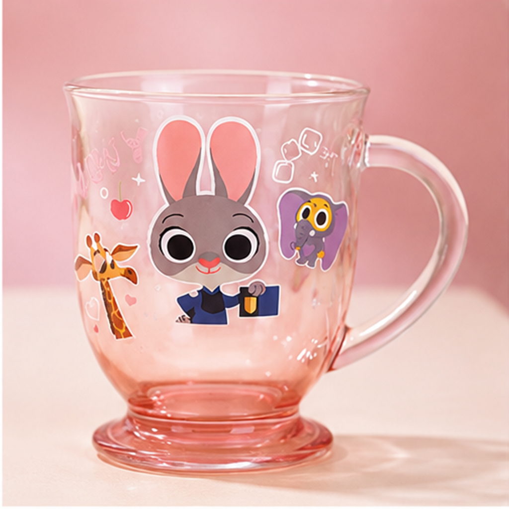 ディズニー ズートピア ジュディ 450ml グラデーションガラスマグ