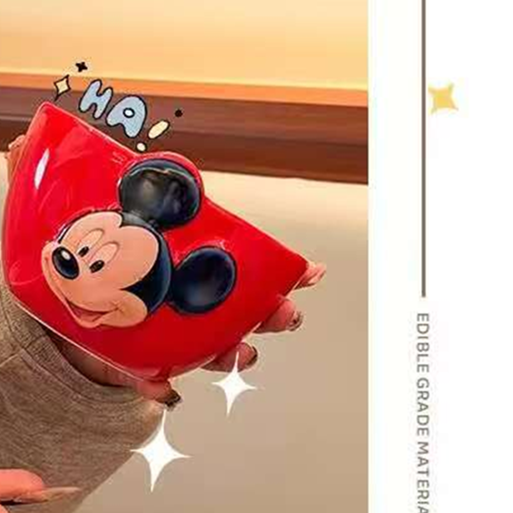 ミッキーマウス 450ml立体陶器ボウル