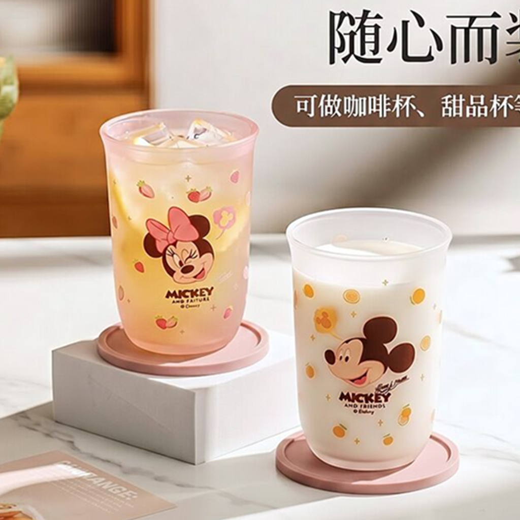 ディズニー ミッキー＆ミニー ガラスカップ 2個ギフトセット