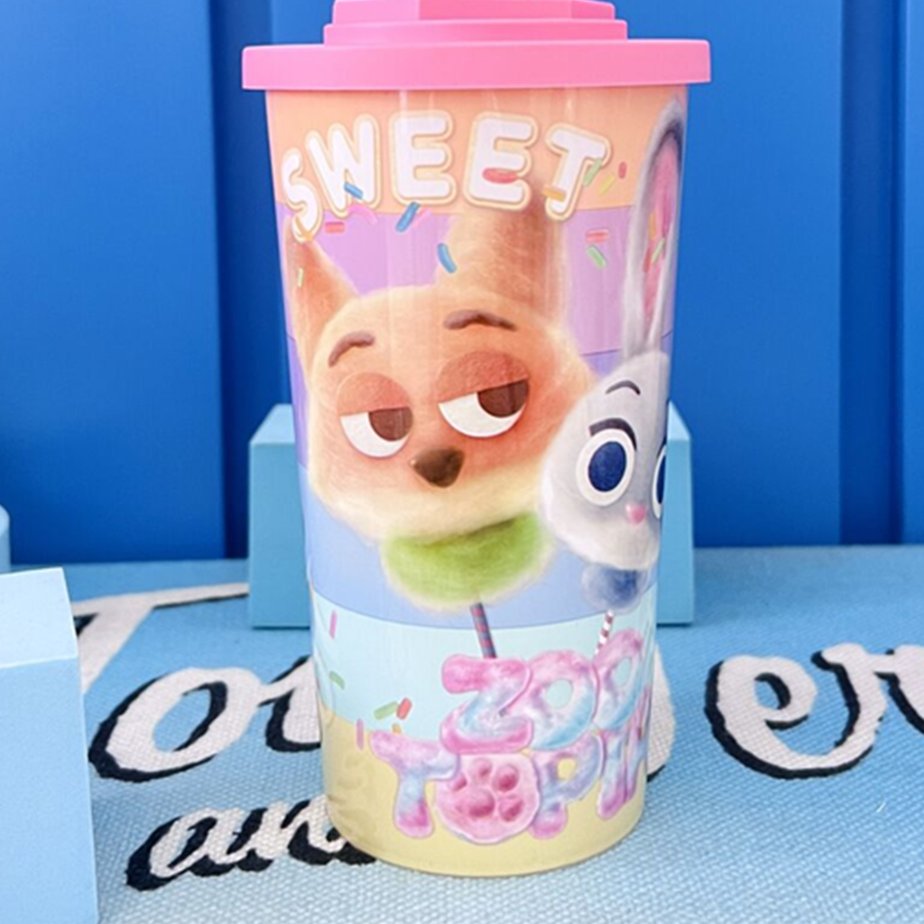 ディズニー ズートピア ニック 立体フィギュア付き ストローカップ 620ml