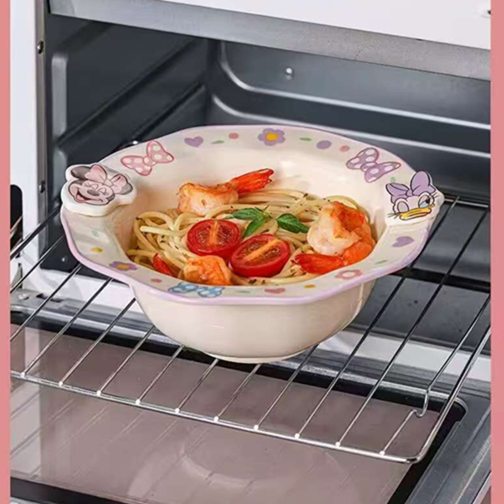 ミッキー＆ミニー 浮き彫りセラミックパスタボウル 20cm