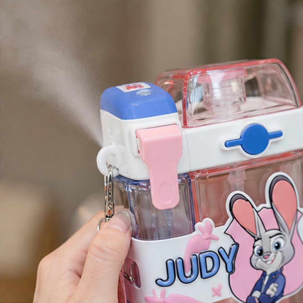 ディズニー ズートピア ジュディ 2室分離 2WAYストローボトル ピンク