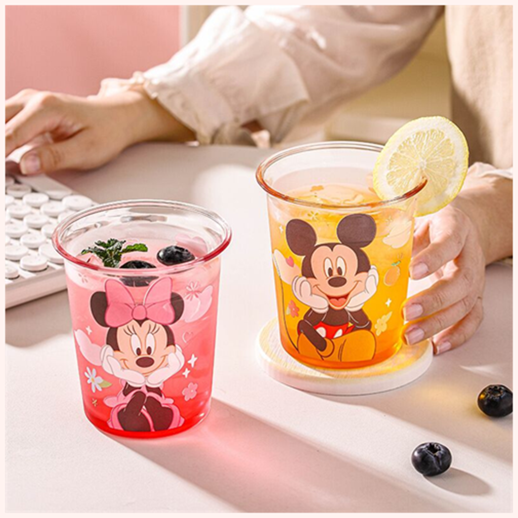 ディズニー ミッキー＆フレンズ 320ml ガラスカップ セット