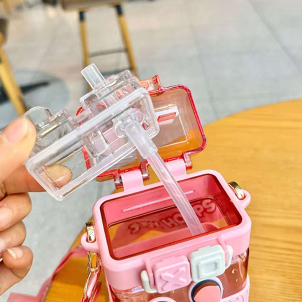 ズートピア ジュディ 2WAYストローウォーターボトル ピンク