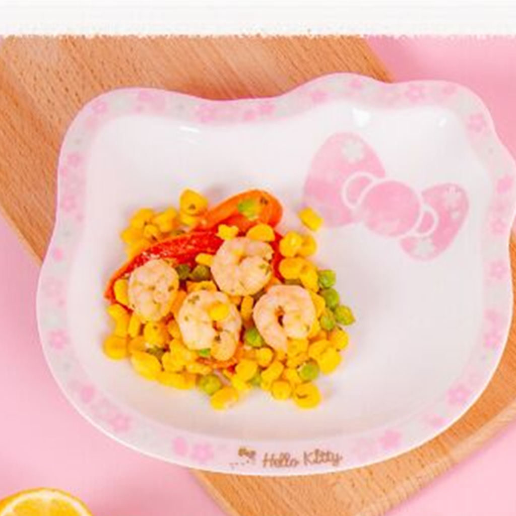ハローキティ 桜柄 8インチ セラミック深皿 ピンク