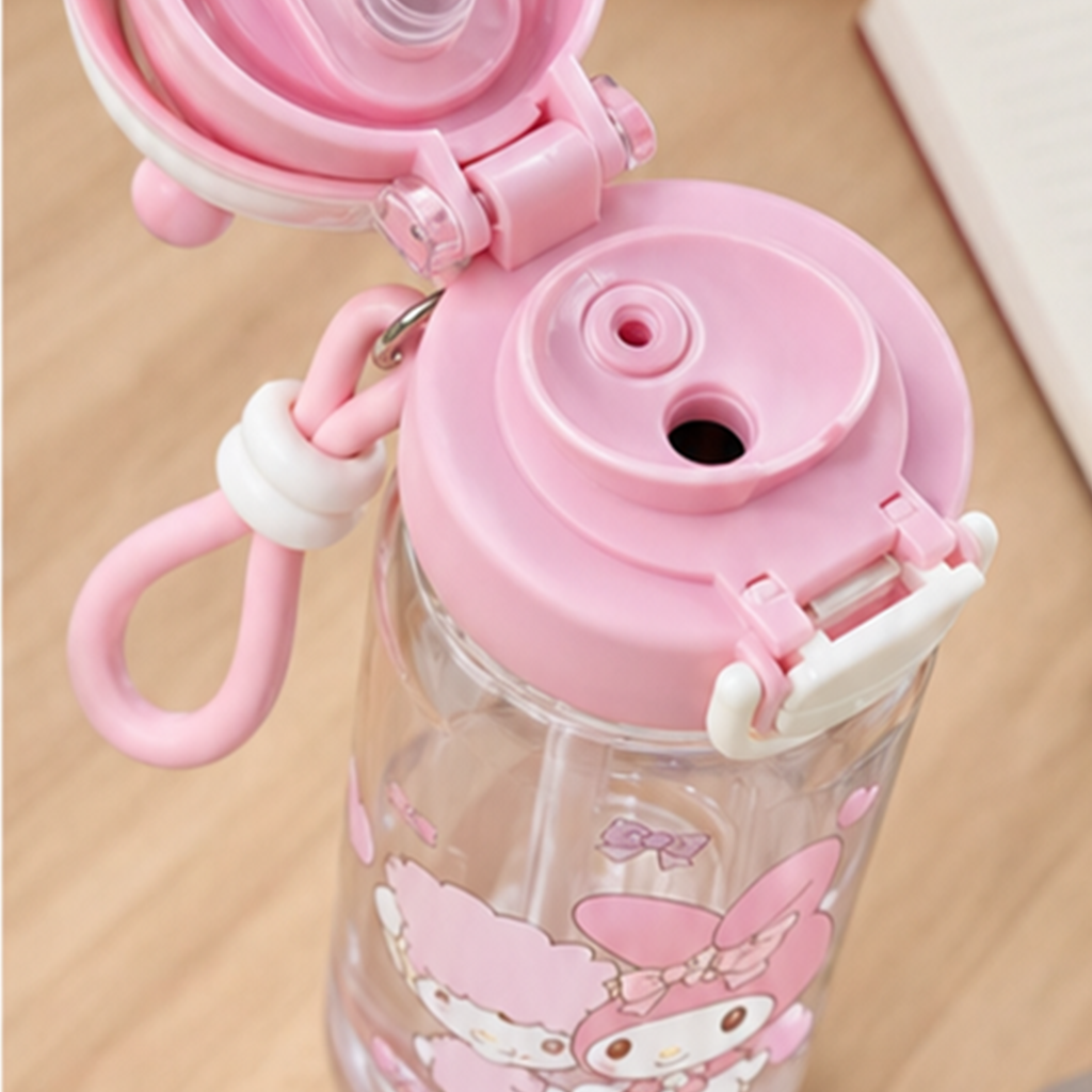 マイメロディ 525ml 2WAYストローボトル