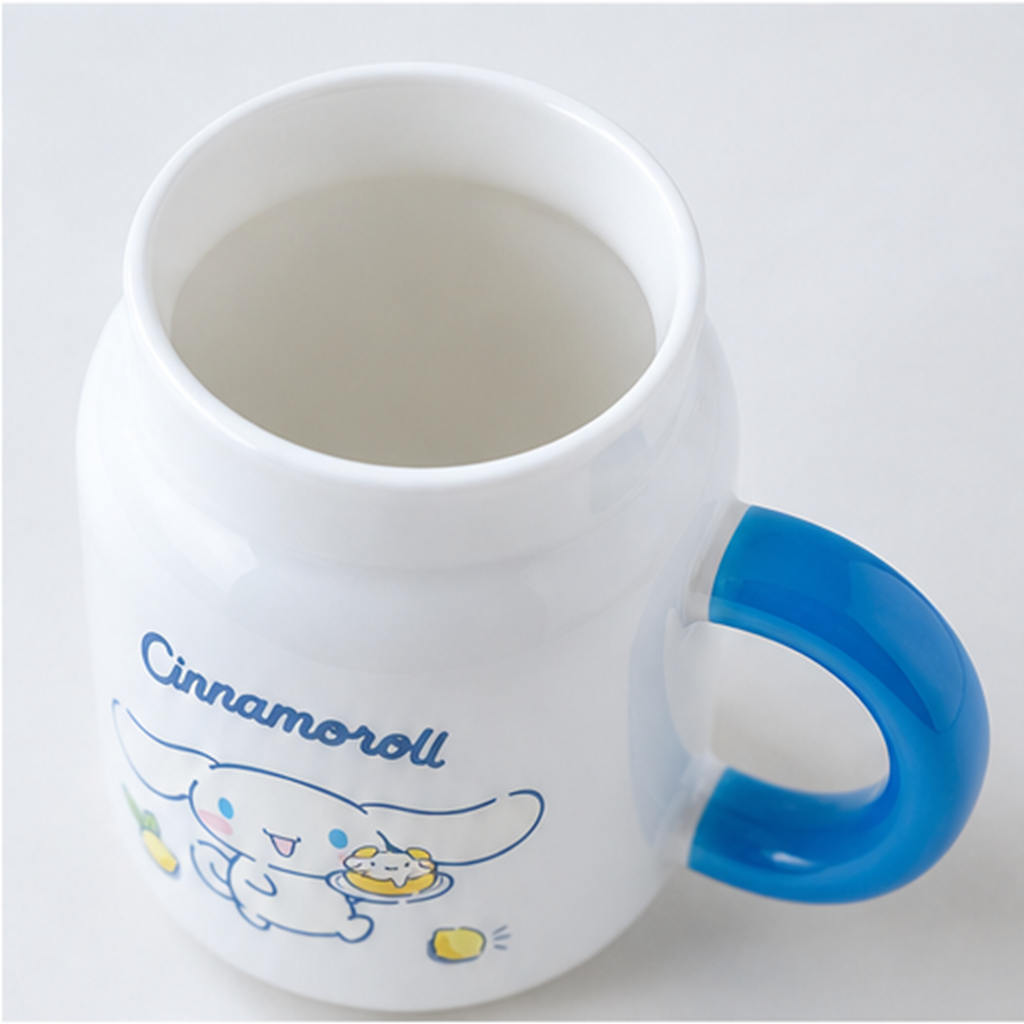 サンリオ シナモロール 400ml ふた付きセラミックストローマグ