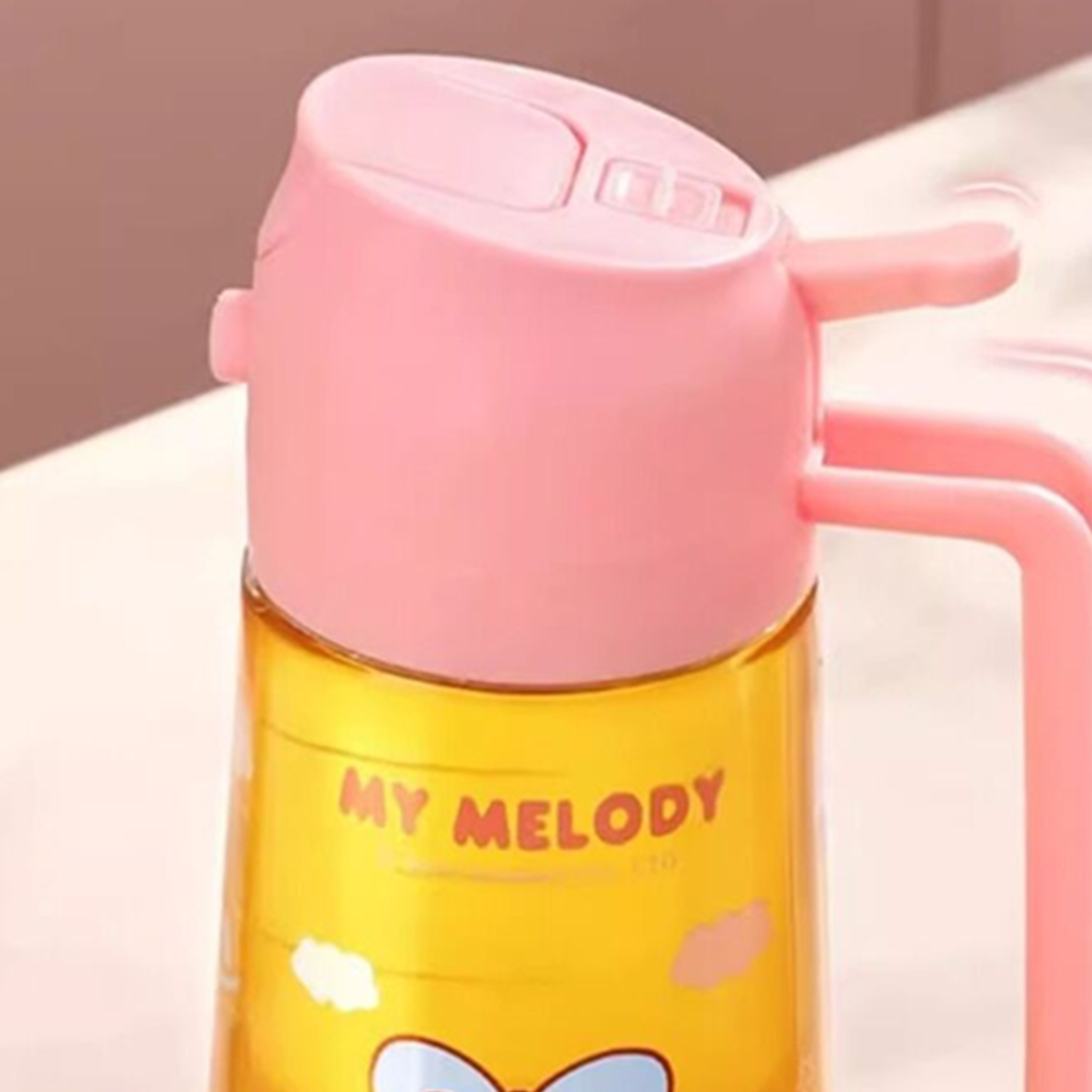 マイメロディ スプレー＆注ぎ口2WAYガラスオイルボトル 470ml