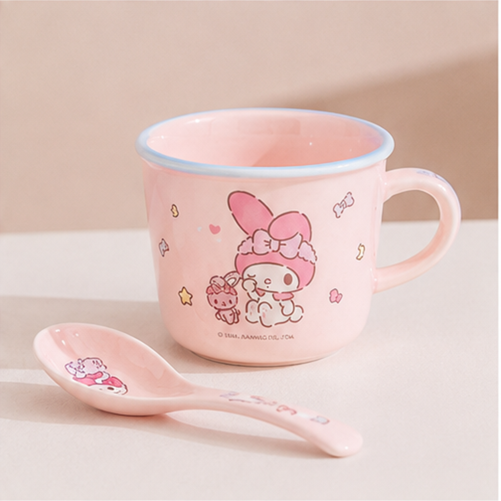サンリオ マイメロディ セラミック食器 4点ギフトセット ピンク