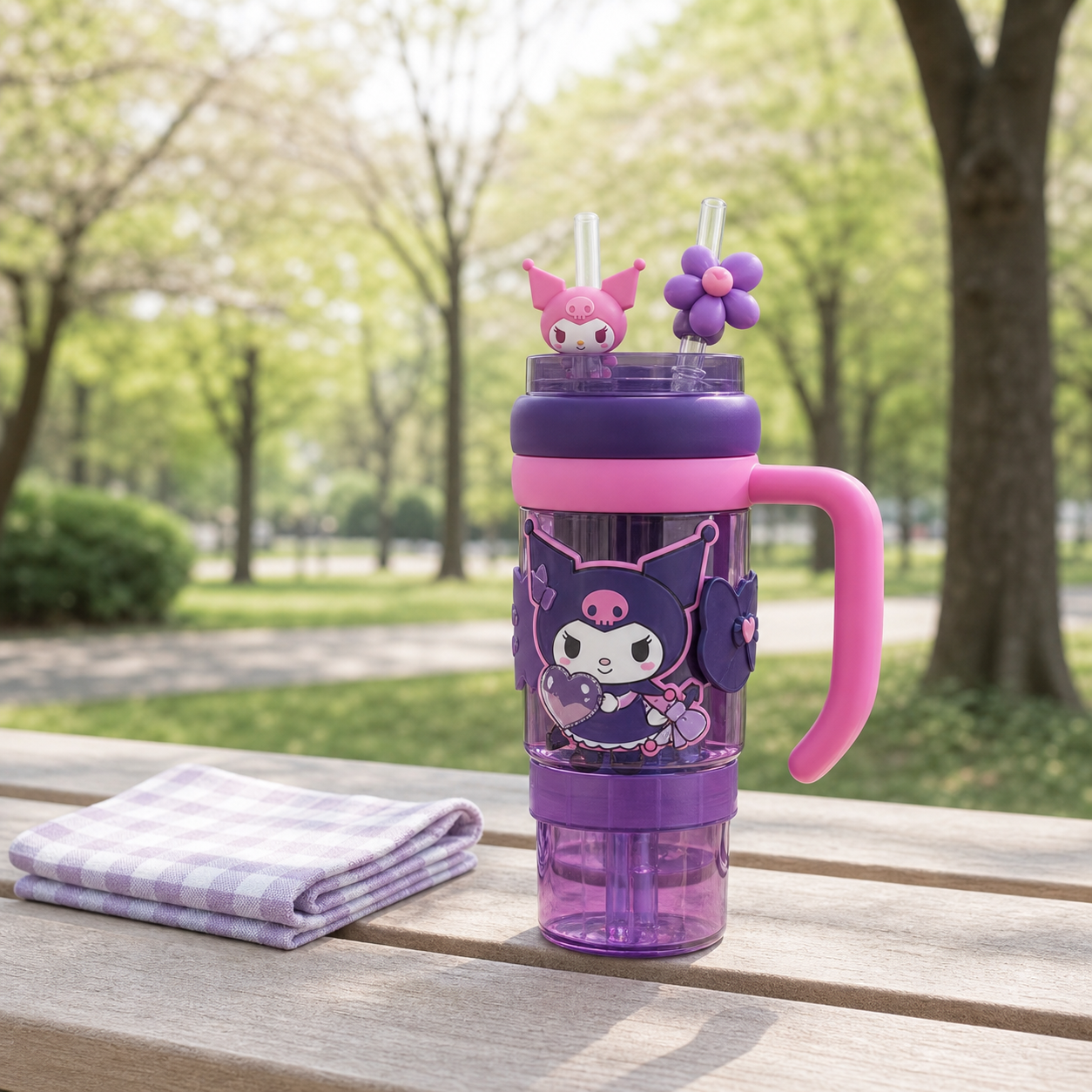 サンリオ 2ルームストロータンブラー 1300ml（650ml×2）