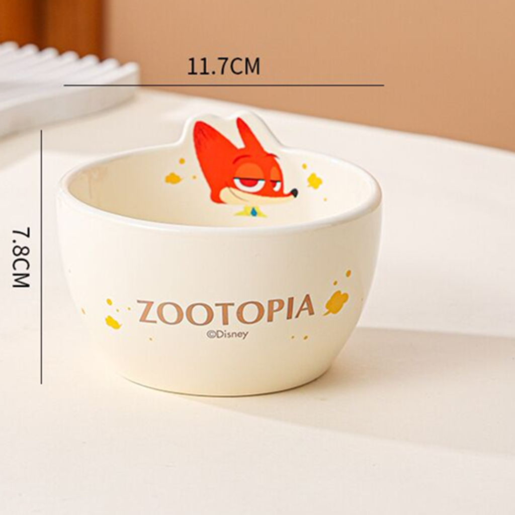 ズートピア ニック 立体モチーフ陶器ボウル 400ml
