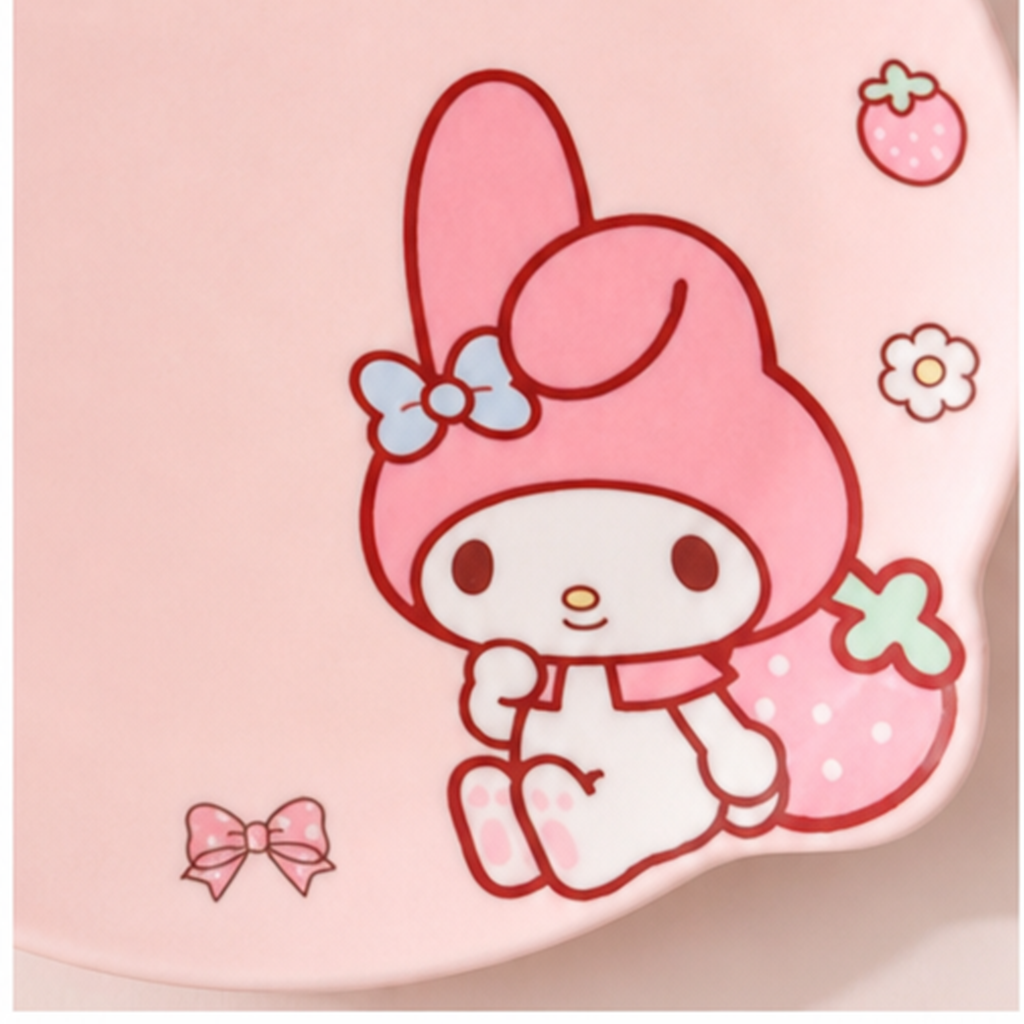 マイメロディ 7インチ セラミックプレート 18cm ピンク