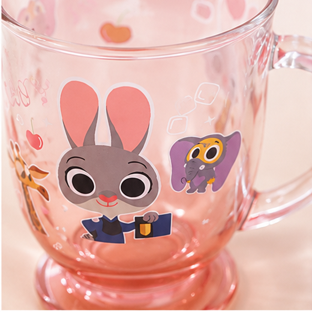 ディズニー ズートピア ジュディ 450ml グラデーションガラスマグ