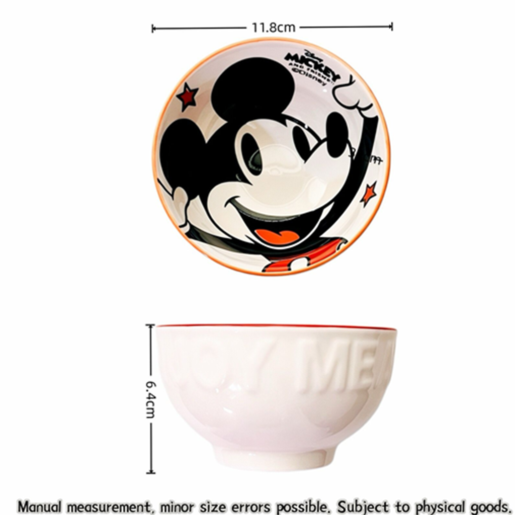 ミッキー＆フレンズ セラミックボウル4個ギフトセット 11.8cm