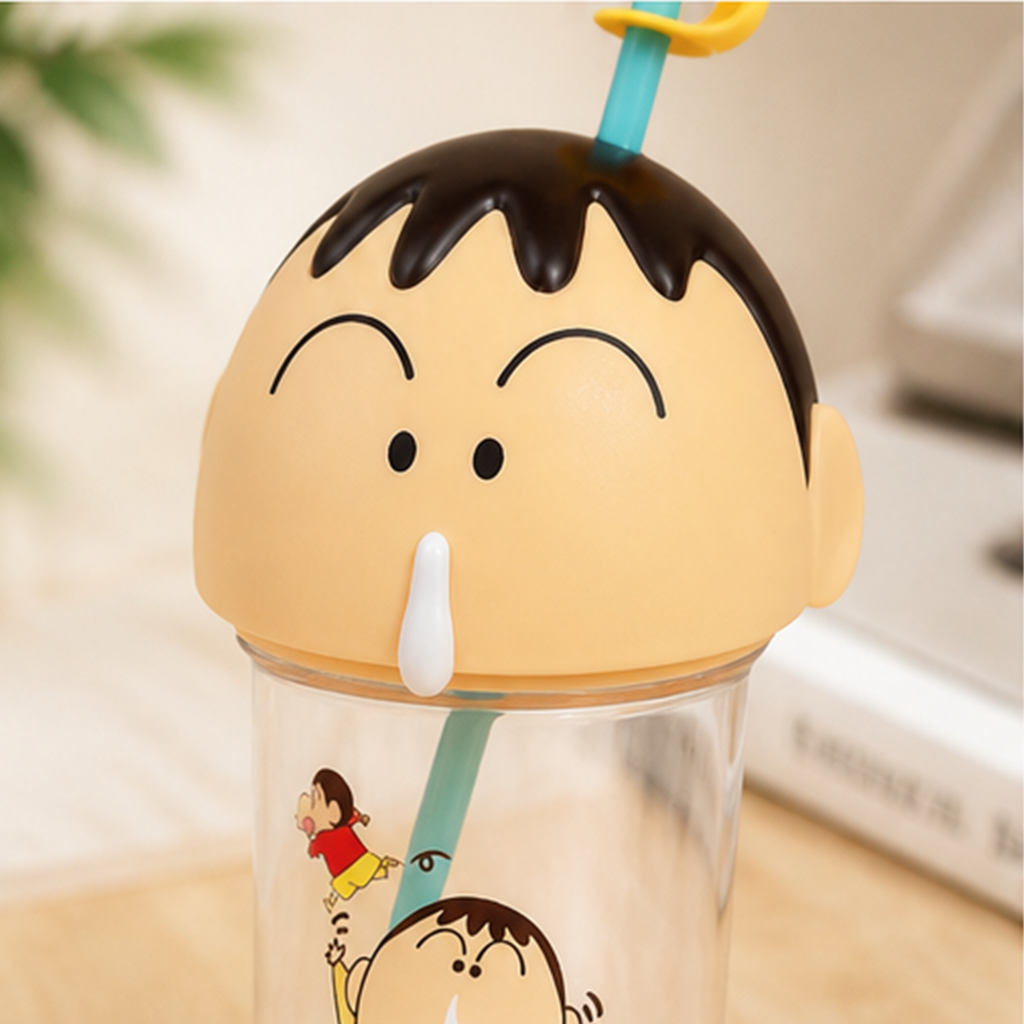 クレヨンしんちゃん ボーちゃん 立体ヘッド Tritanストローボトル