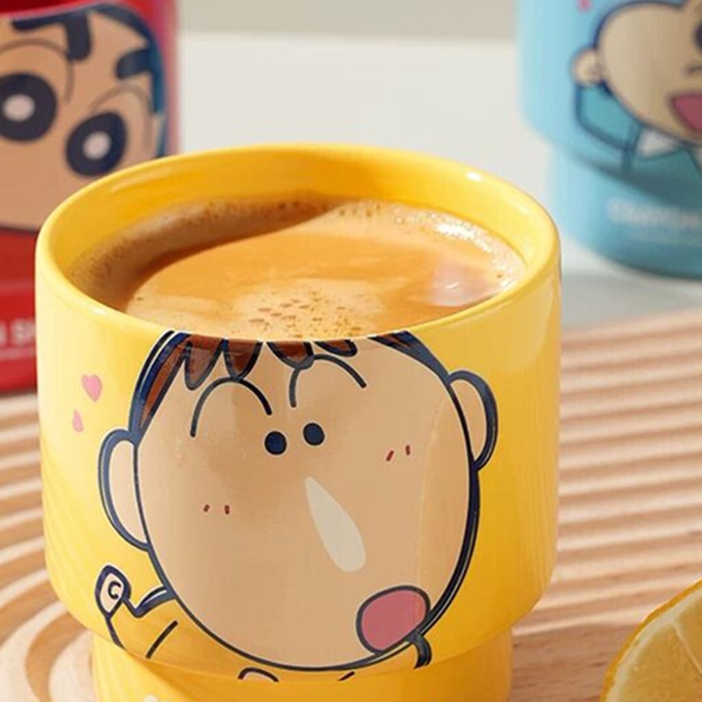 デイジーダック 立体バッジセラミックマグ 370ml ピンク