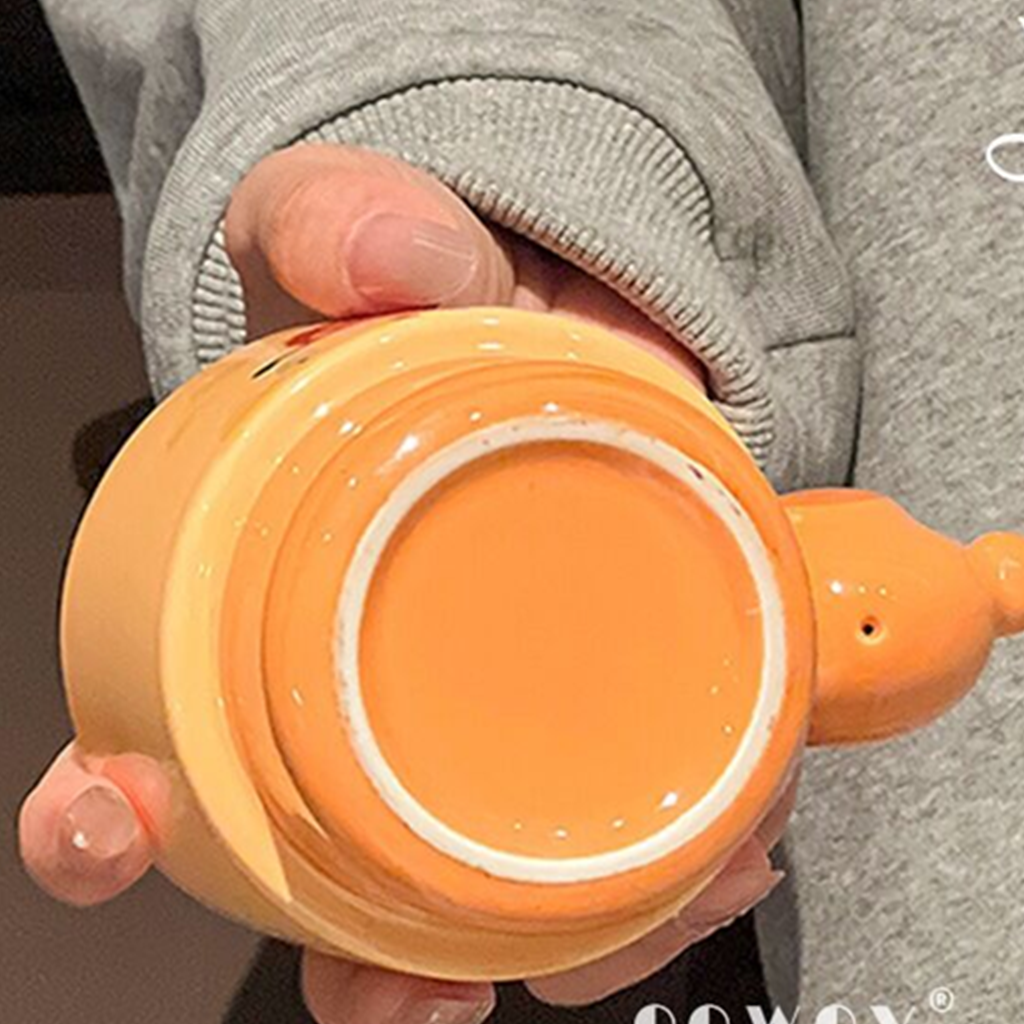 ディズニー ズートピア ニック 肉球ハンドル セラミックマグ 300ml オレンジ