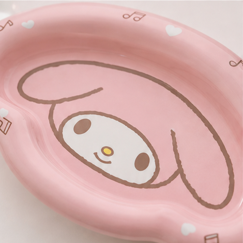 マイメロディ フェイス型セラミックプレート 26.3cm
