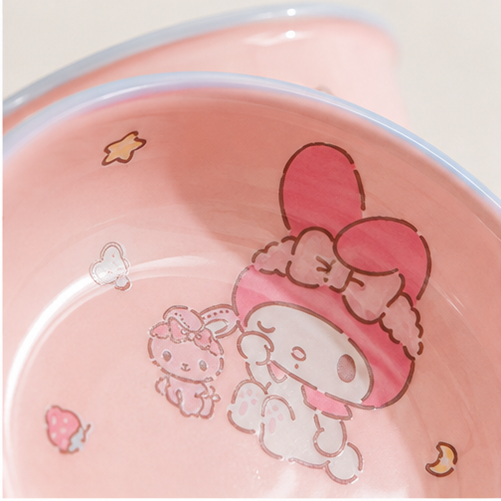 サンリオ マイメロディ セラミック食器 4点ギフトセット ピンク