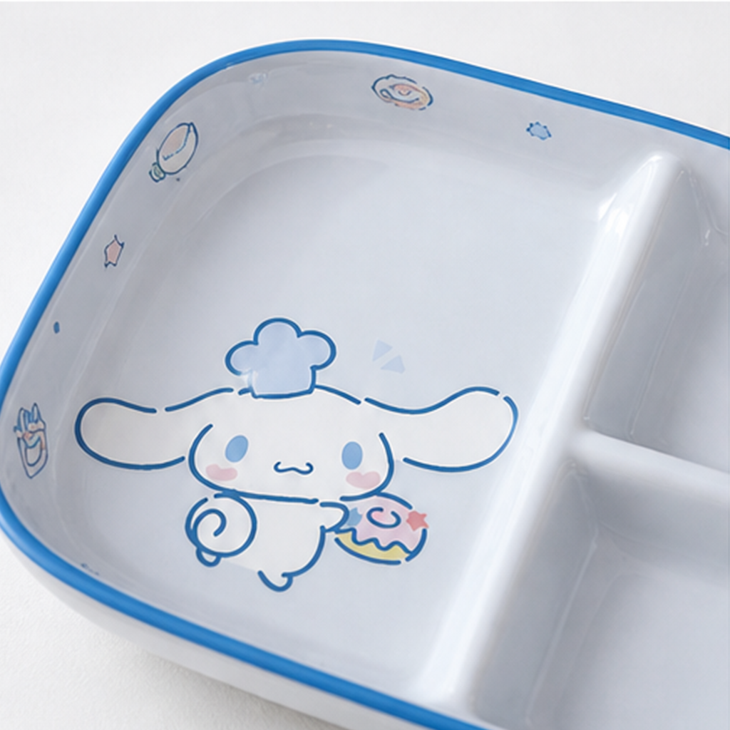 サンリオ シナモロール セラミック朝食食器 3点セット ブルー