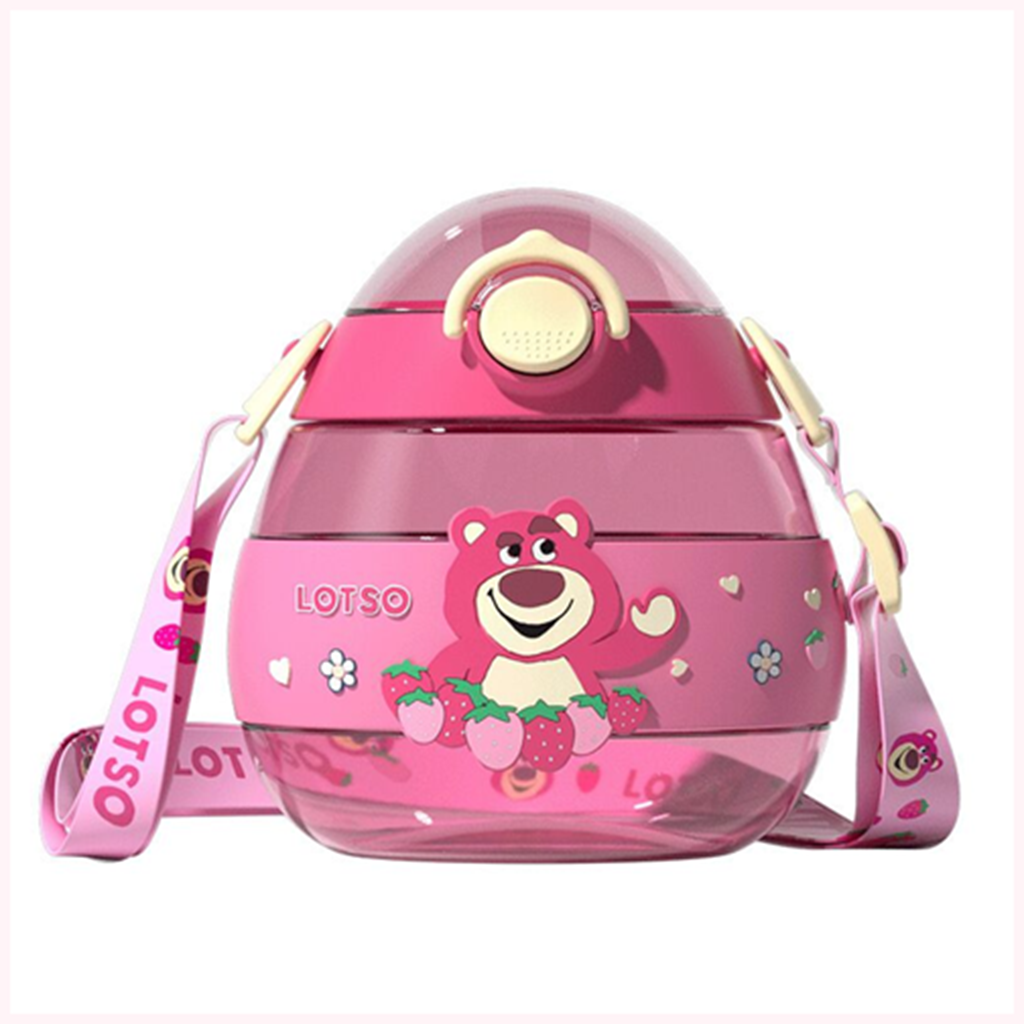 ディズニー ロッツォ 480ml Tritan ショルダーストローボトル ピンク