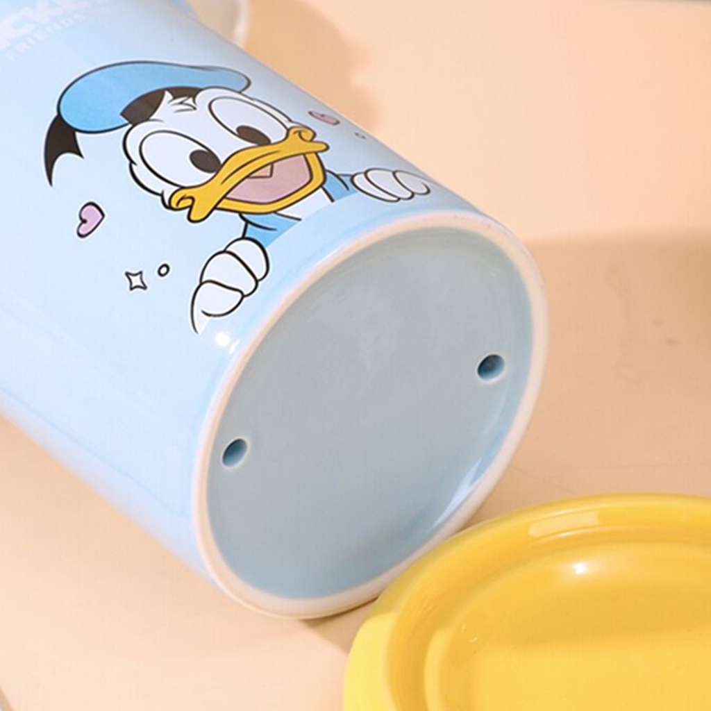 ディズニー ドナルドダック セラミックカトラリースタンド ブルー