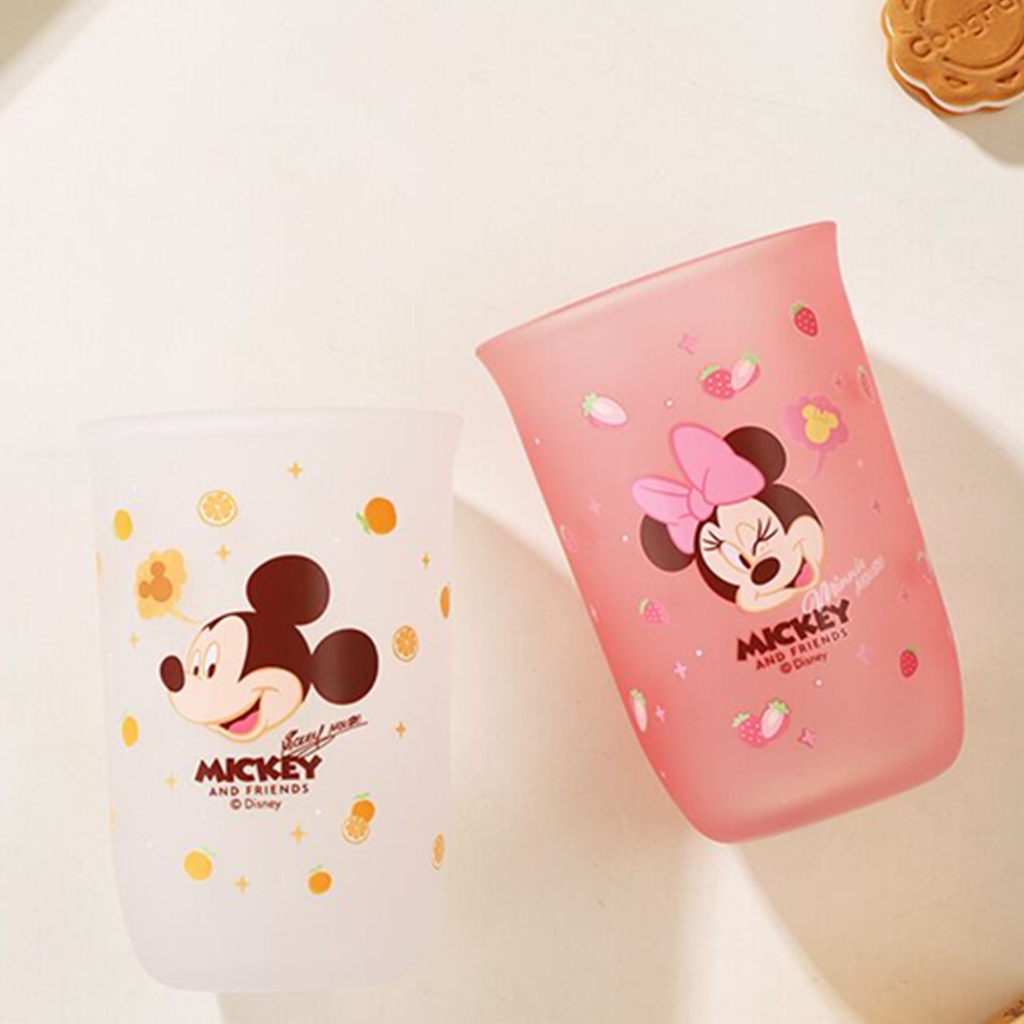 ディズニー ミッキー＆ミニー ガラスカップ 2個ギフトセット