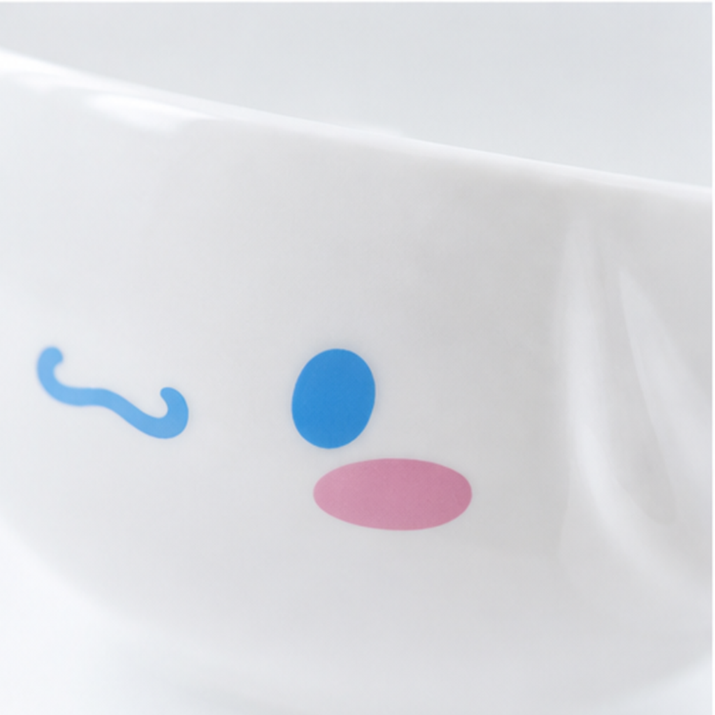 サンリオ シナモロール 435ml 立体フェイス セラミックボウル