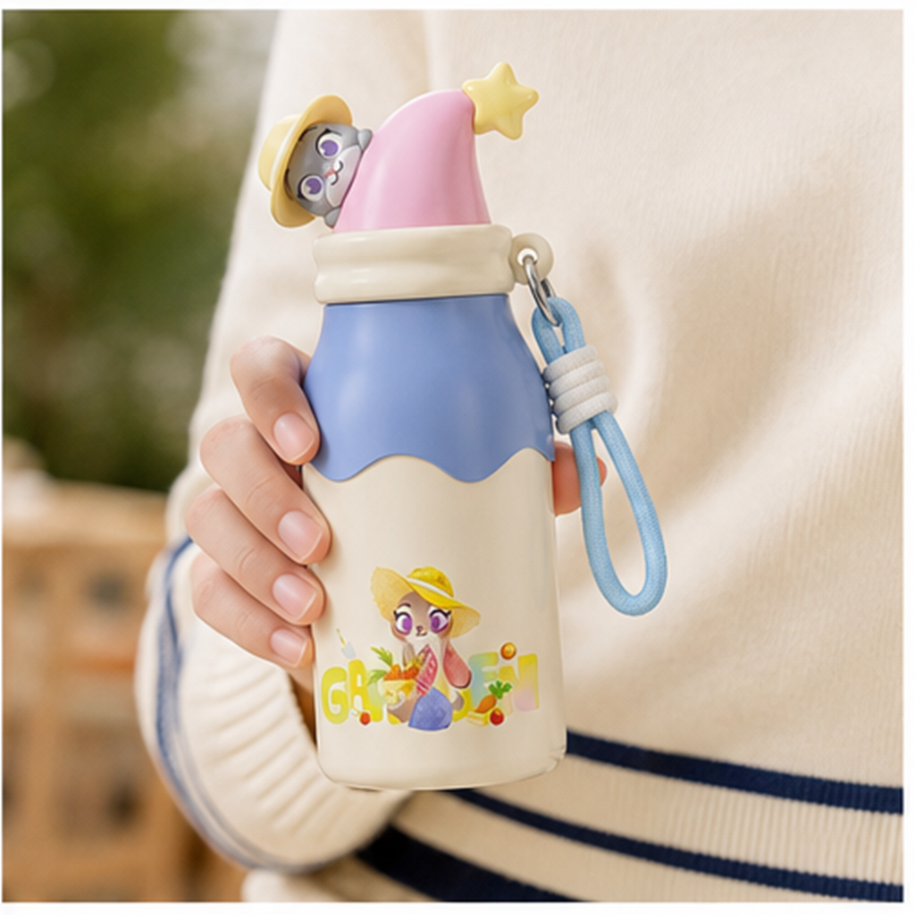 ディズニー ズートピア ジュディ 500ml 316ステンレス ストローボトル