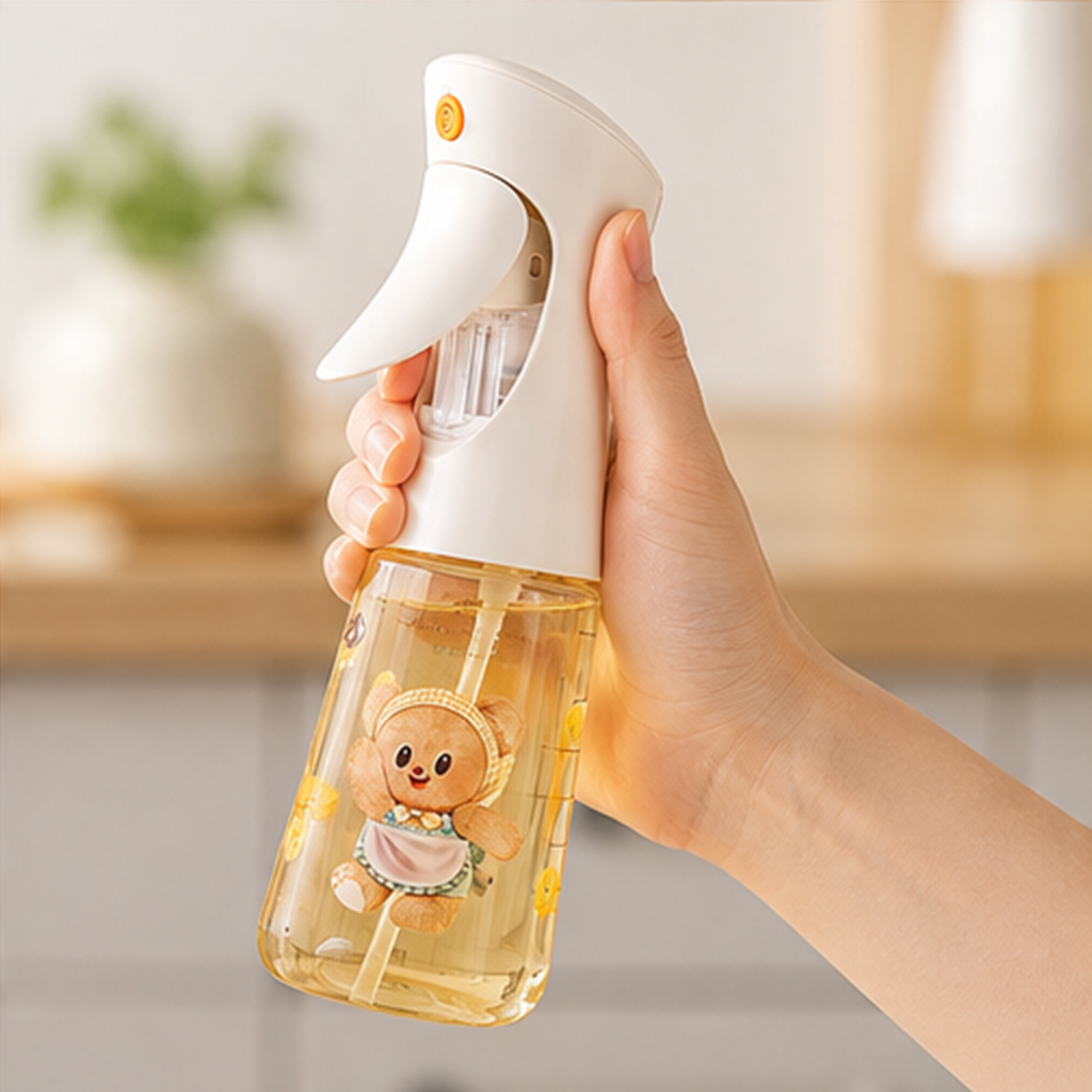 Butterbear 200ml オイルスプレーボトル ミルクホワイト
