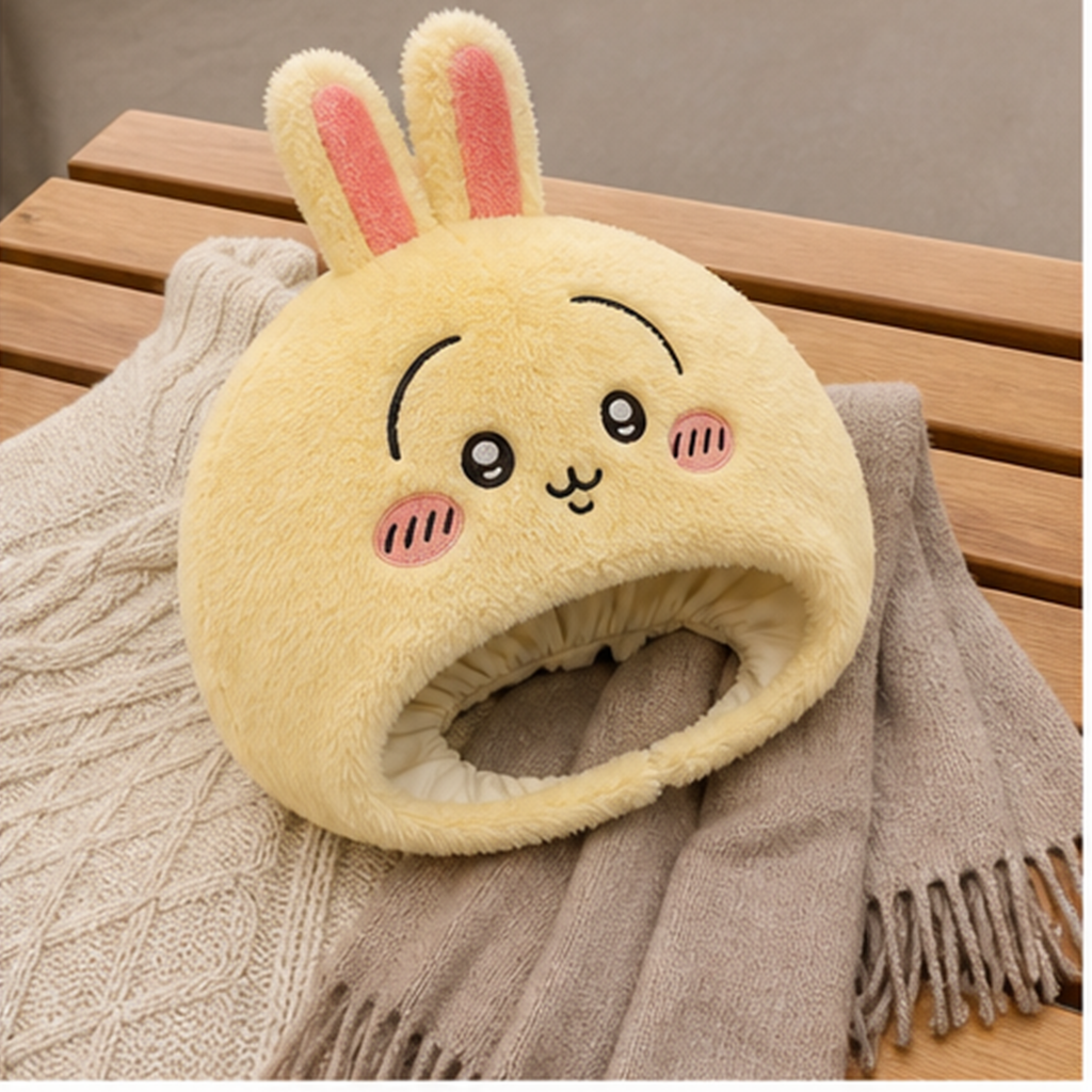 ちいかわ うさぎ もこもこ防寒フード