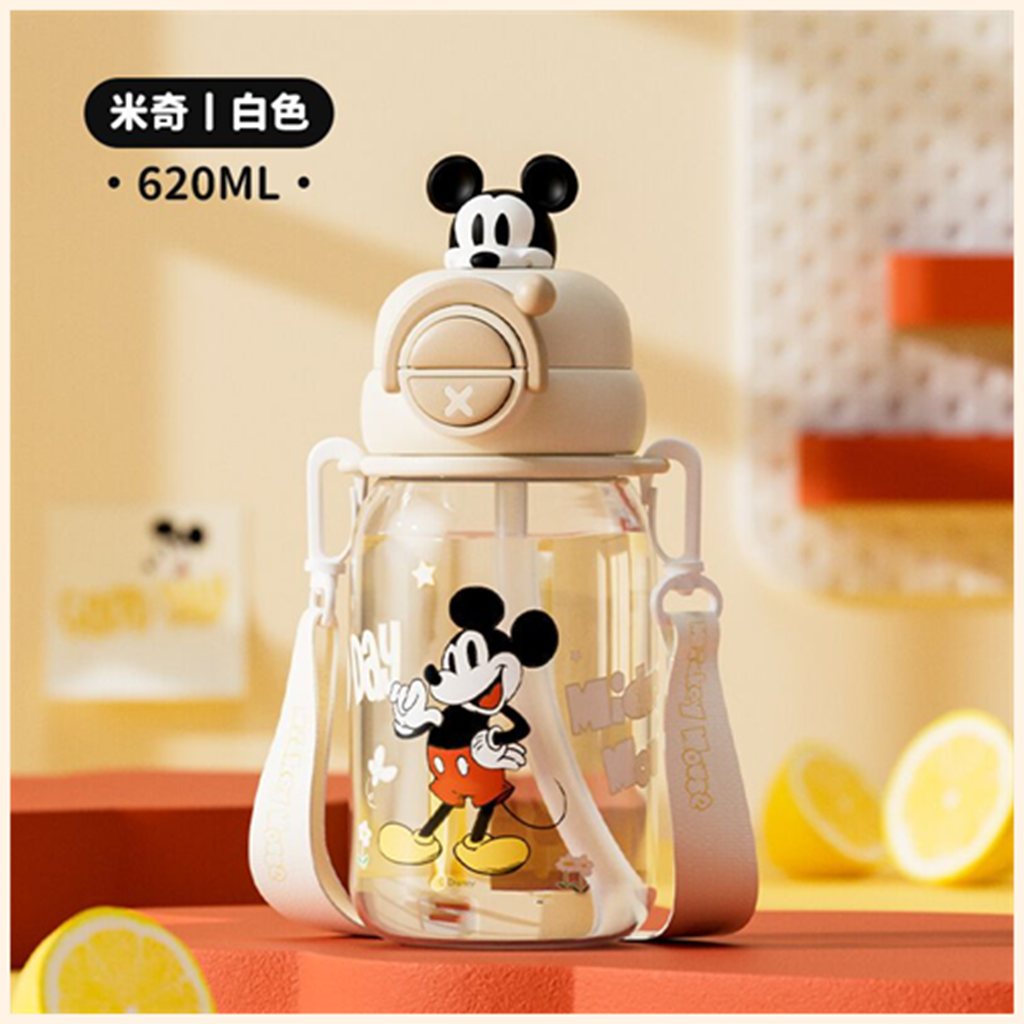 ディズニー ミッキー 620ml トライタン 2WAYキッズボトル ベージュ