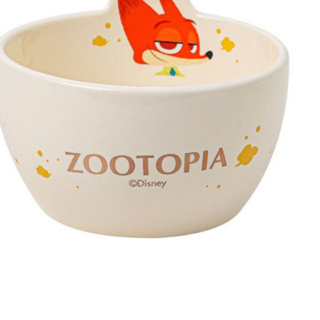 ズートピア ニック 立体モチーフ陶器ボウル 400ml