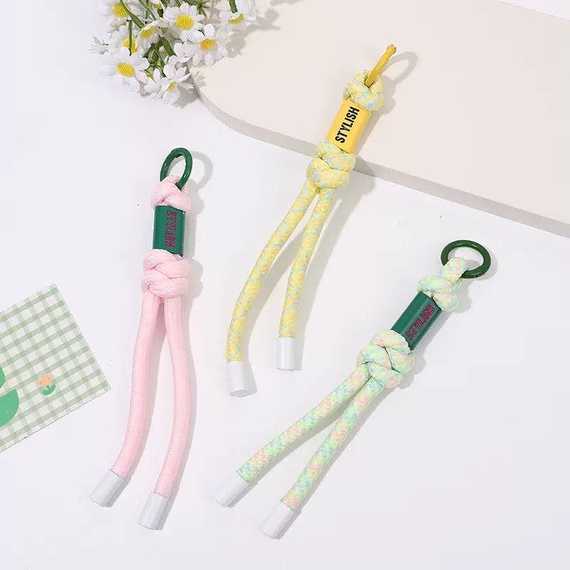 人字形結び編みの吊り紐