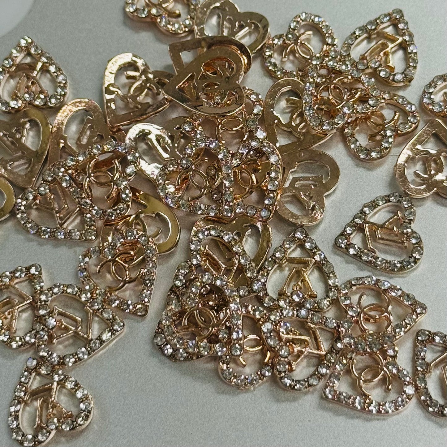 秘密金属ネイルアクセサリー10pcs