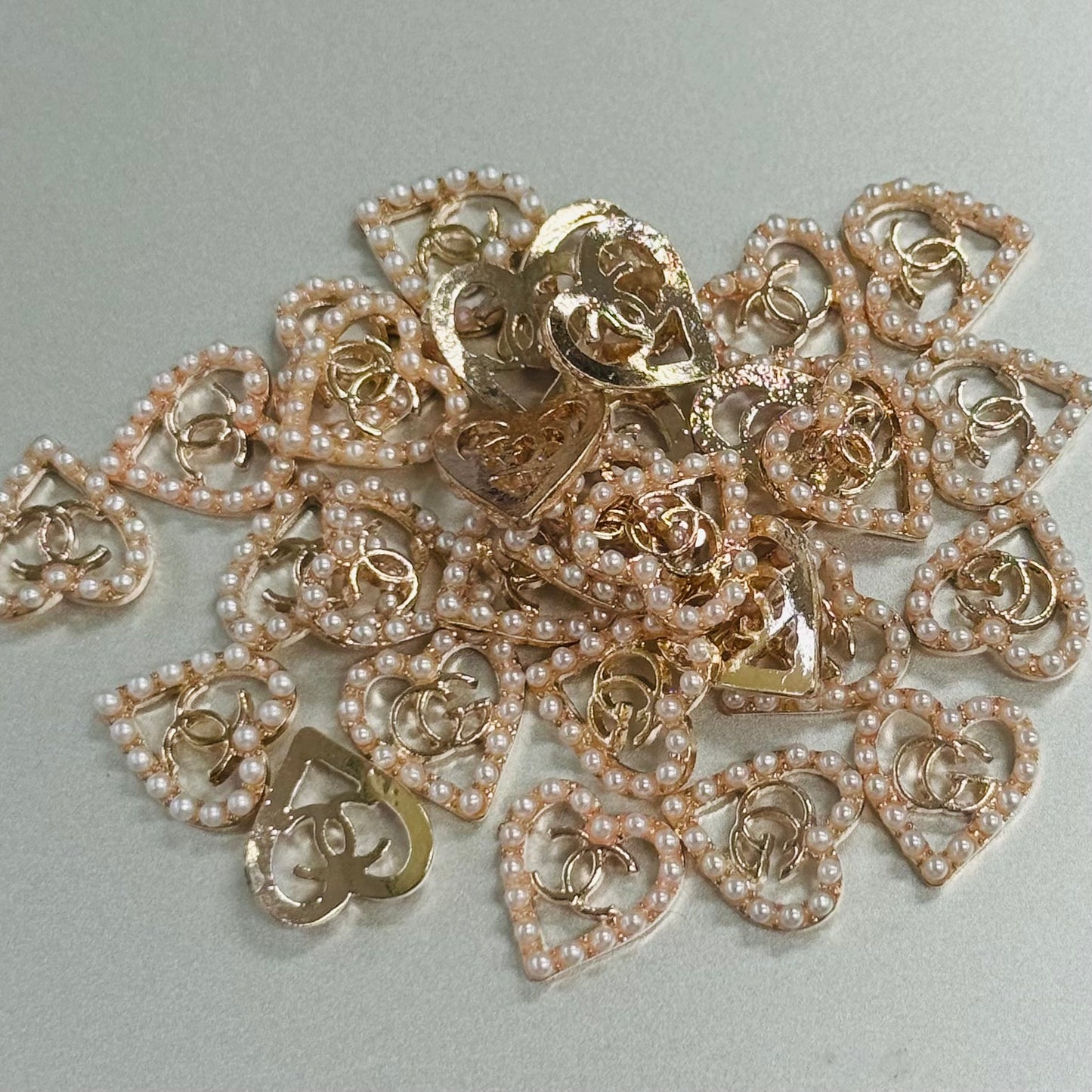 秘密金属ネイルアクセサリー10pcs