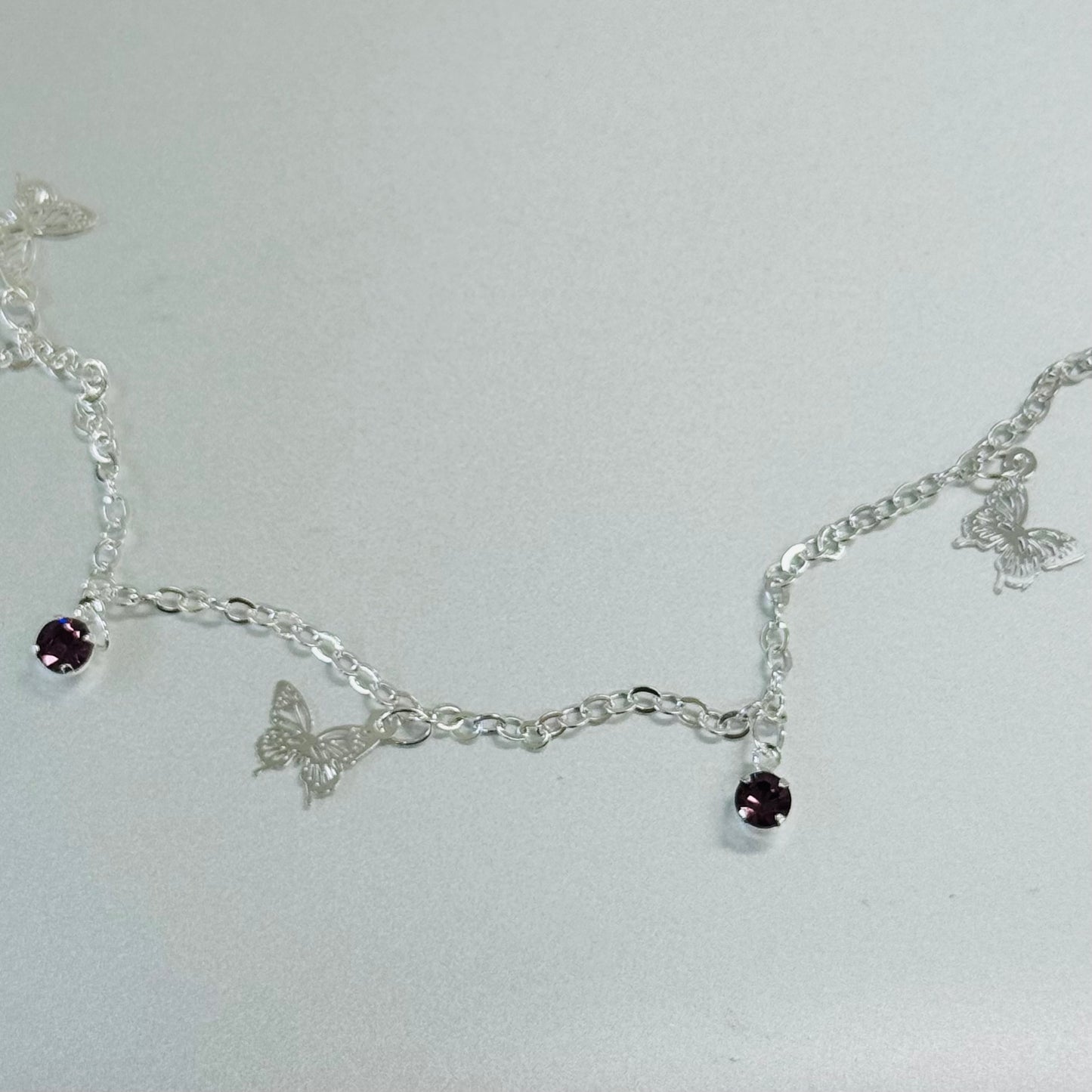 1m DIYチェーン付きダイヤモンドブレスレット テレビ電話用アクセサリー