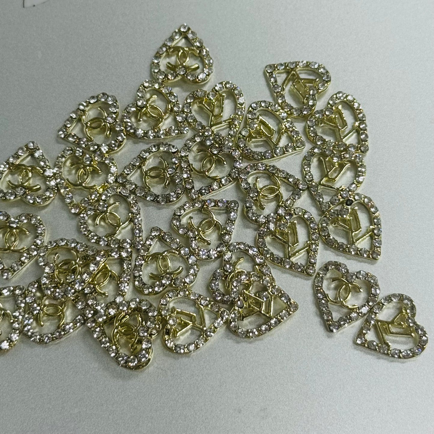 秘密金属ネイルアクセサリー10pcs