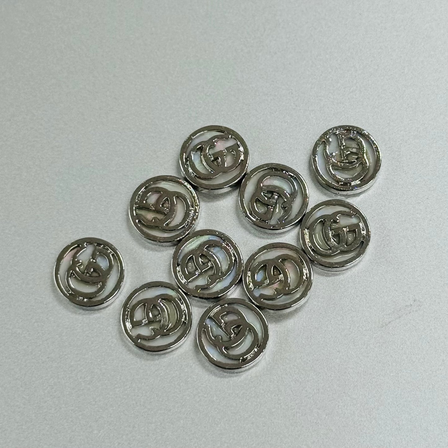 秘密金属ネイルアクセサリー10pcs
