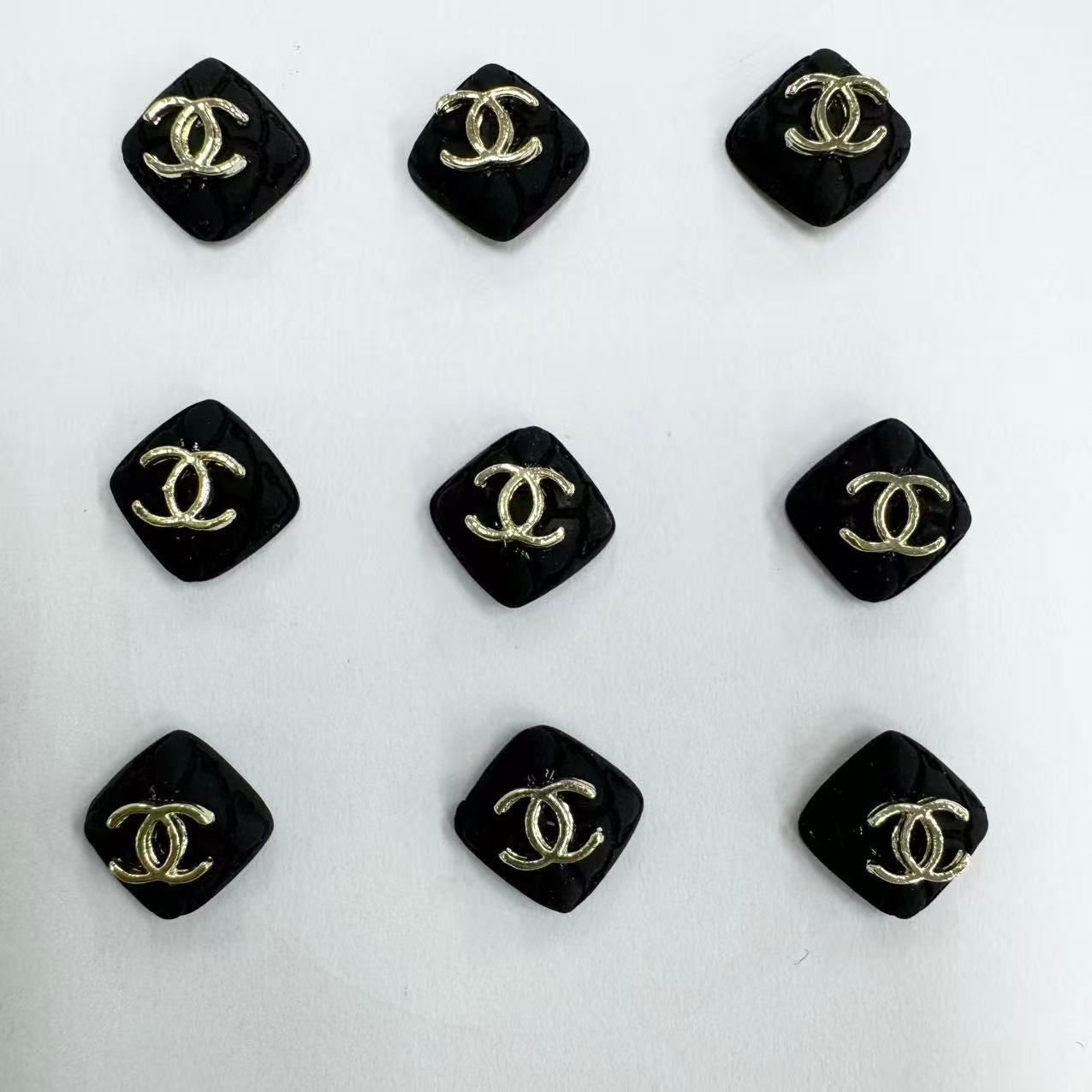 秘密金属ネイルアクセサリー10pcs