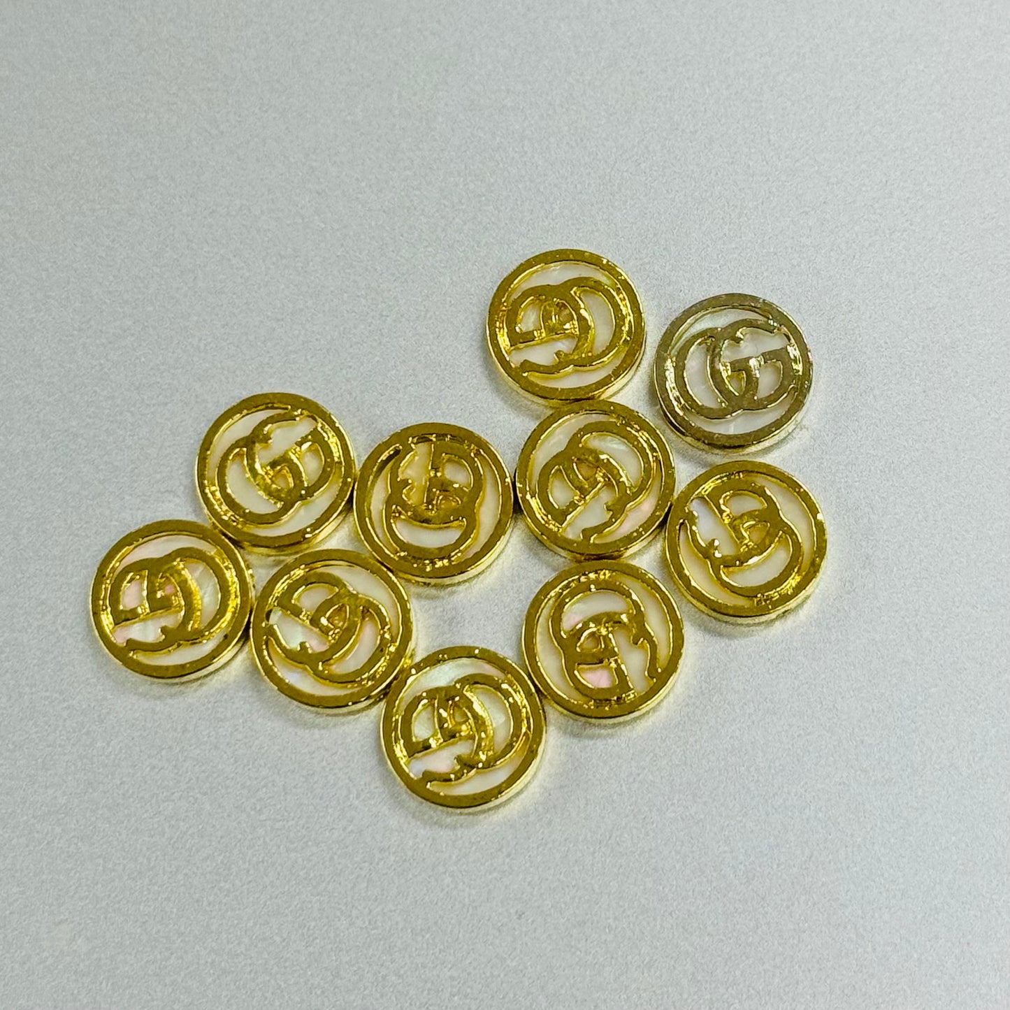 秘密金属ネイルアクセサリー10pcs