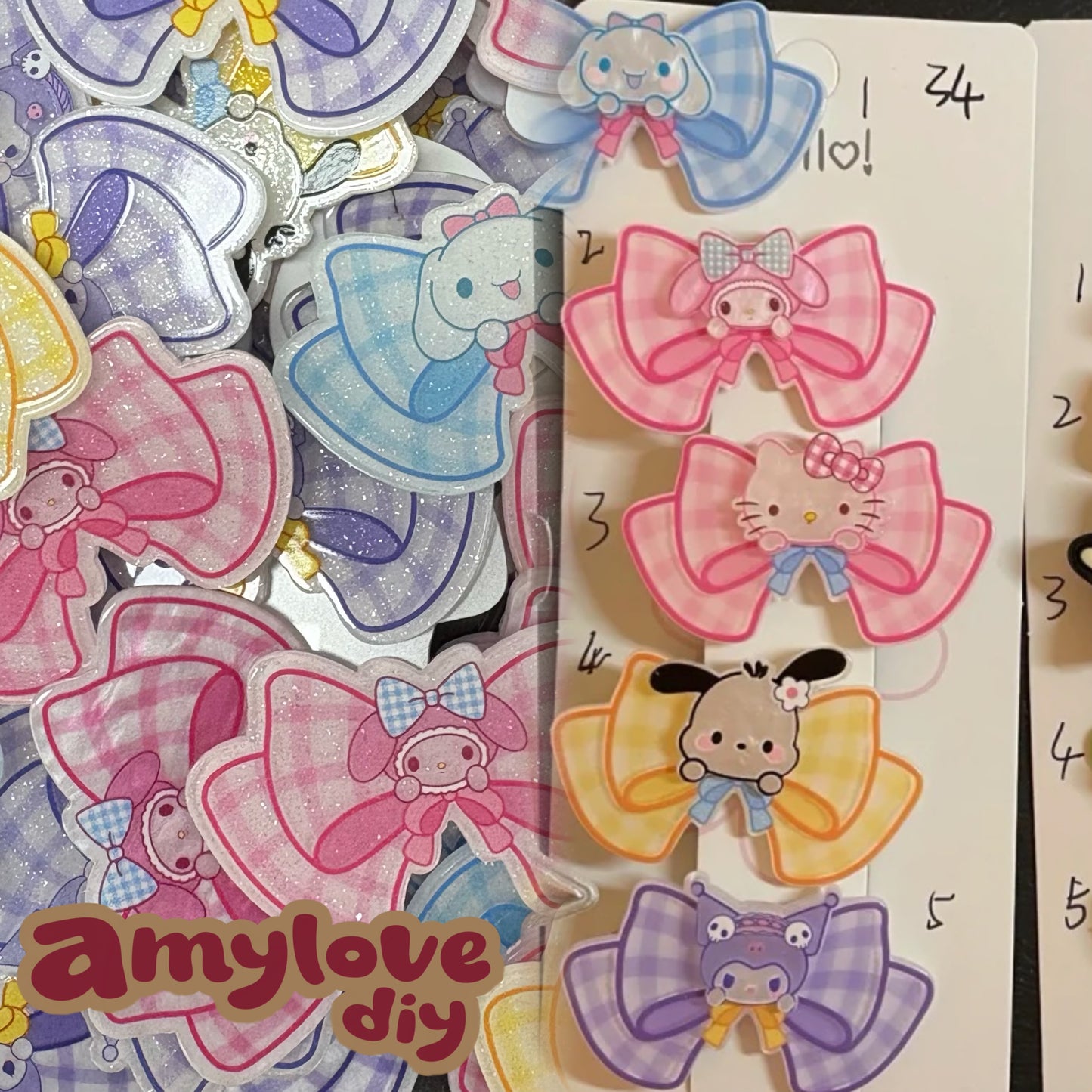 白地のアクリル板