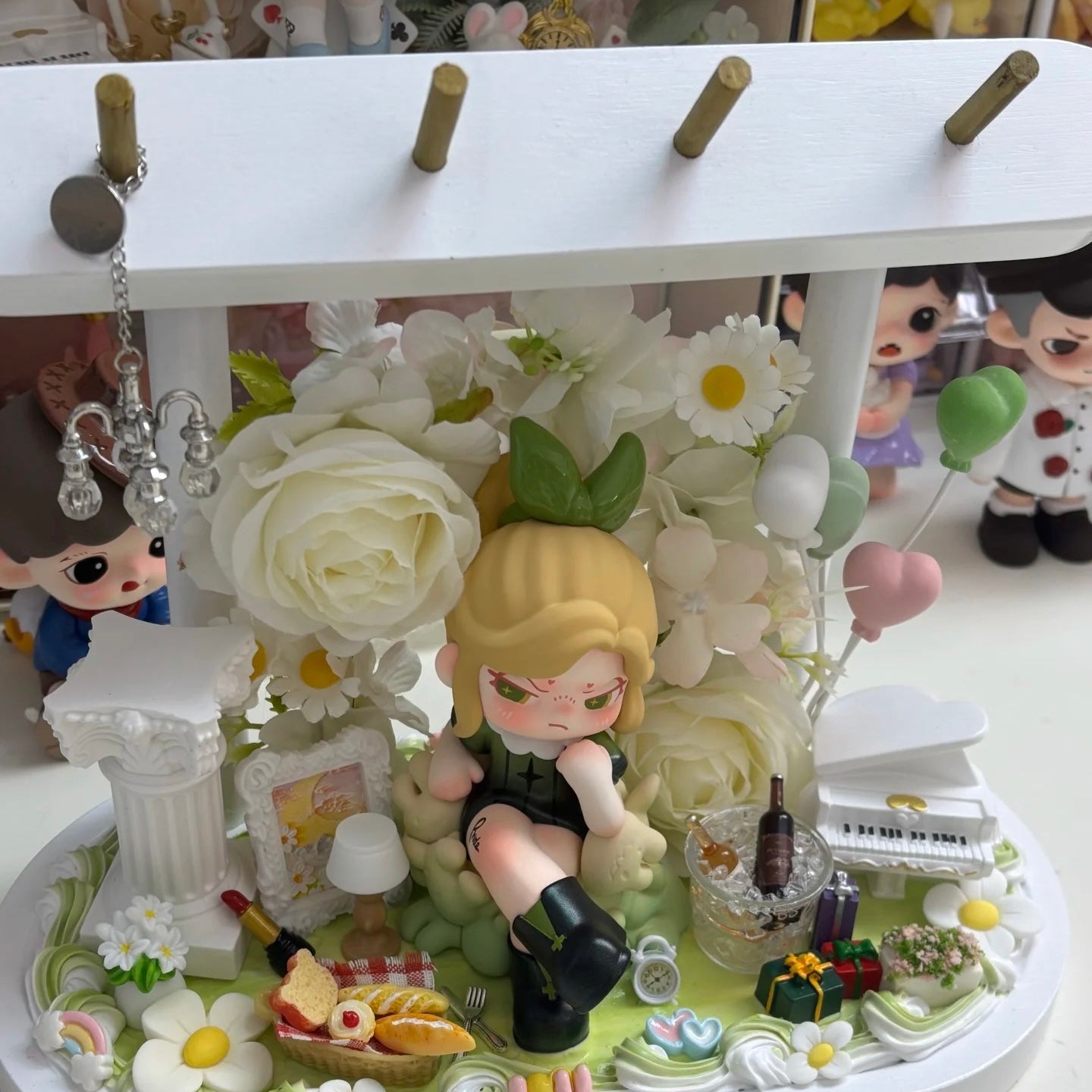 DIY玄関の木製鍵置き収納箱